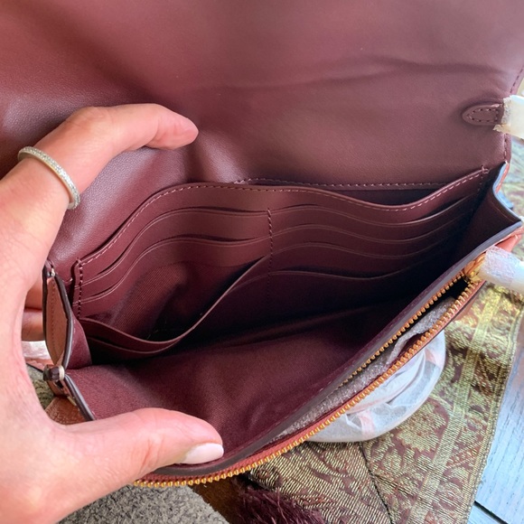 Authentic COACH 1941 pebbled Leather patches Flap snap Crosby LIMITED EDITION - Picture 7 of 13